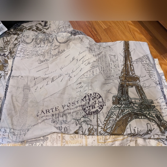Paris theme bedding- twin - Picture 2 of 6